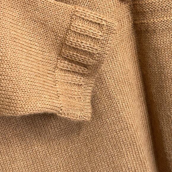 Deirdre McGuire 100% Alpaca Wool Knit Sweater Ireland Floral Women's Size M - Picture 5 of 11